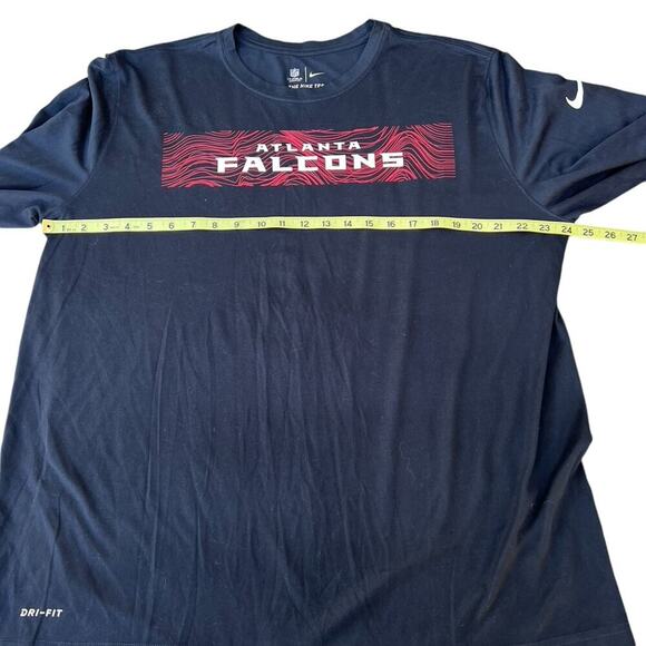 Nike men’s size XXL athletic cut, DRI-FIT long sleeve FALCONS tee shirt - Picture 2 of 4